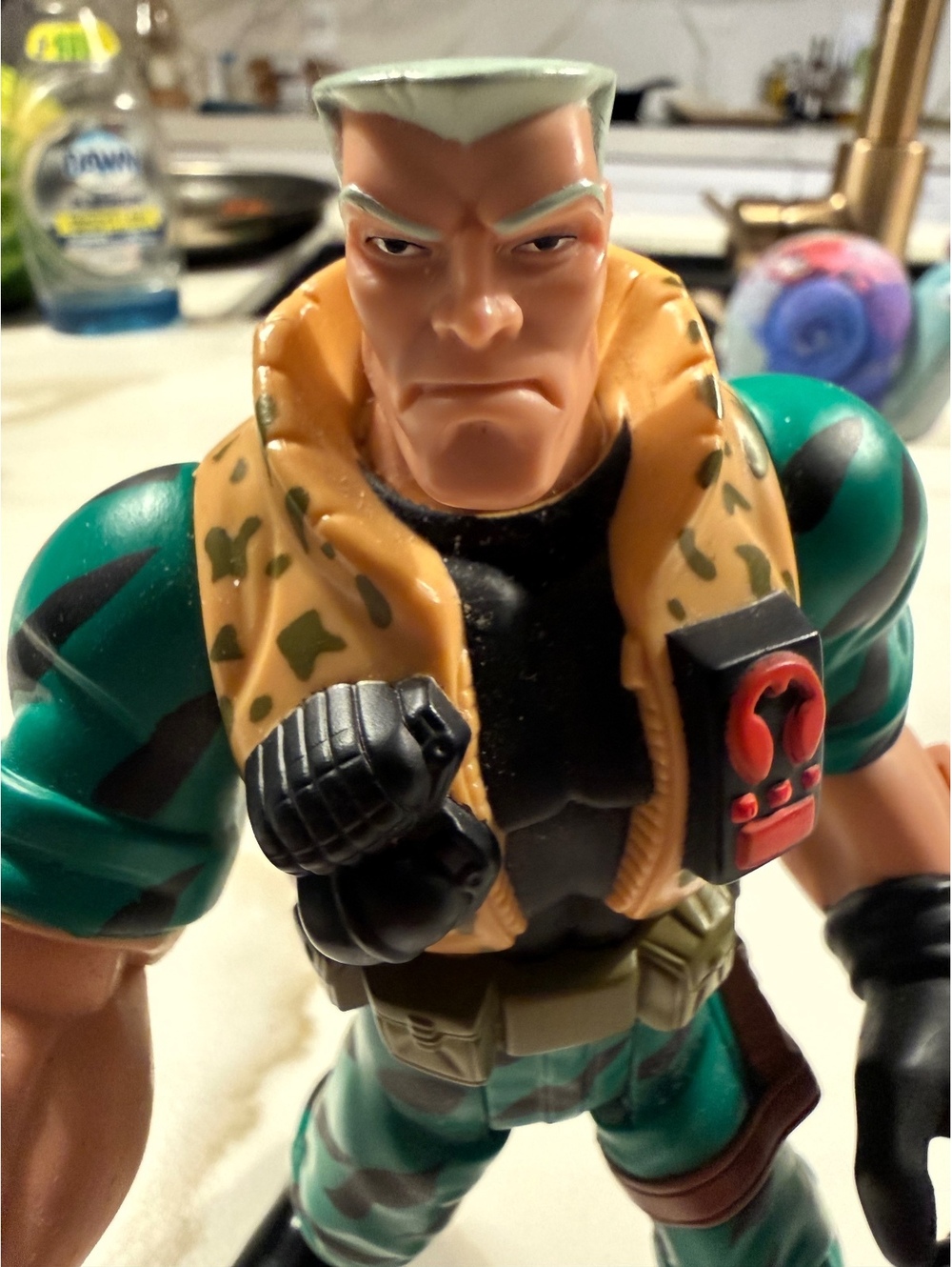 Vintage 1998 Small Soldiers Major Chip Hazard 6.5" Action Figure Hasbro Loose